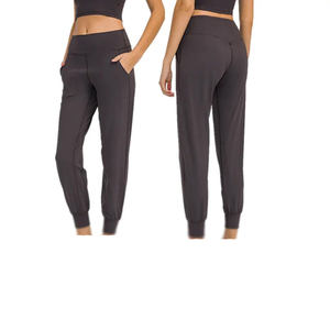 Running Workout Gym Fitness High Waist Solid Ankle-Length Women Yoga Pants Butt Lifting Sport Tight Yoga <b>Leggings</b> with <b>Pocket</b> - Product Image 6