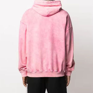 Venta al por mayor de alta calidad de los hombres pulóver con capucha lavado ácido Estilo Vintage impresión personalizada bordado de poliéster/mezcla de algodón de lana - Product Image 5