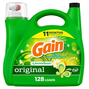 Gain + Aroma Boost Original Scent HE Savon liquide détergent à lessive compatible-184 Floz - Product Image 1