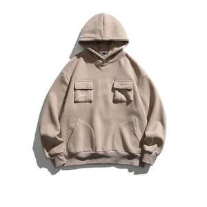 En différentes couleurs 100% coton confortable pull poches avant Baggy hommes sweats à capuche dernière conception Offre Spéciale hommes sweats à capuche - Product Image 2