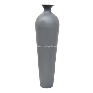 Vases à fleurs en fer de style zen asiatique traditionnel IHA en gros, différentes tailles pour la décoration de mariage et de la maison - Product Image 1