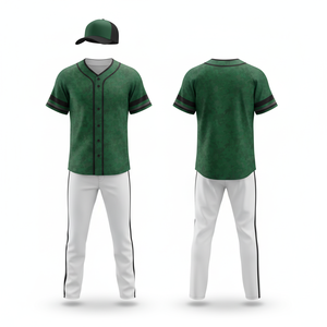 Ensemble d'uniformes de baseball en gros, tissu respirant, design sublimé, vêtements de sport légers - Product Image 6