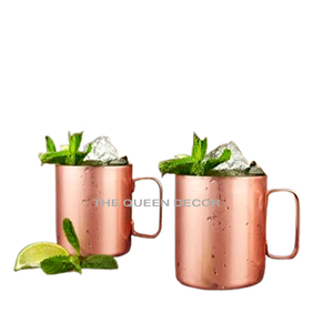 Juegos de forma redonda de Metal de cobre de precio barato impresos personalizados de 4 tazas recipiente seguro con acabado de Color esmaltado - Product Image 6