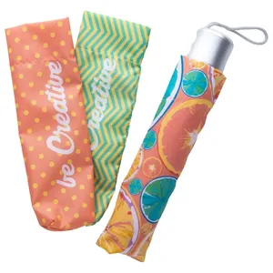 Ombrello Pieghevole Promozionale Personalizzato con Custodia Flumber - Product Image 4