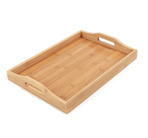 Vaisselle de table plateau en bois thé à usage alimentaire taille personnalisée conception unique pour la maison hôtel restaurant nourriture et fruits plateau de service à vendre - Product Image 5