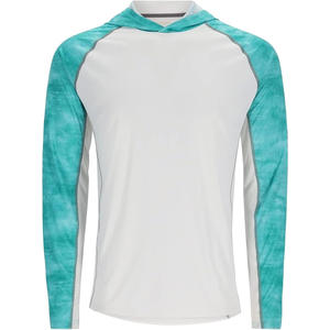 Protection UV Chemise à capuche de pêche pour hommes Logo personnalisé Personnalisation Haut d'extérieur léger à manches longues - Product Image 1