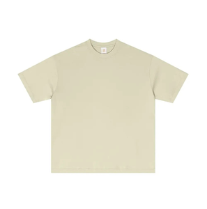 Fast Custom 280gsm 300gsm 320gsm Heavyweight 100% algodón de gran tamaño moda Drop Shoulder hombres camiseta - Product Image 5