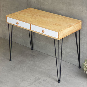 Modern <b>Computer</b> <b>Desk</b> with Hairpin Legs 100x50cm 5 Drawers BD68106 - Product Image 3