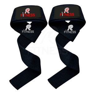 Weight Lifting Gym Straps Factory New Custom Sports Elastic Stretchy Wrist Support Wrap Band - Product Image 4