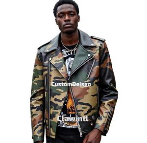 Fábrica de chaquetas de cuero artesanal | Fabricante de chaquetas de cuero de calle de pedidos personalizados de diseñador | Logos y diseños personalizados - Product Image 1