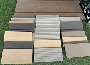 Durable Outdoor Co-Extruded WPC Wooden <b>Decking</b> Floor Click Click wood Plastic Composite Deck Flooring for Garden Swimming Pool - Product Image 5