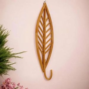 Natural Cheap Wholesale Wicker <b>Coat</b> Wall Hooks Rustic Beige Rattan <b>Hanger</b> Multifunction for Home <b>Storage</b> & Wall Organization - Product Image 4