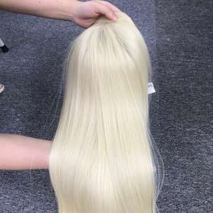 วิกผมสีบลอนด์ตรงแบบฮอตฮิต ผมเวียดนามแท้ วิกผมลอนแบบ HD Lace Frontal วิกผมต่อผมแท้จากเวียดนาม ขายส่งทั้งร้าน - Product Image 4