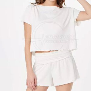 ชุดเสื้อสั้นสำหรับสุภาพสตรีขนาดพิเศษสวมใส่ง่ายชุดสั้นมีในสต็อก - Product Image 6