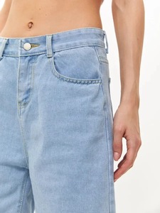 Pantalones cortos de mezclilla 2025, pantalones cortos de mezclilla verde Retro para mujer, novedad de verano, pantalones cortos coreanos de cintura alta ajustados para mujer, pantalones cortos vaqueros de moda para mujer - Product Image 3