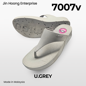 @migo Sandalias Flip-Flop para Mujer 7007v Negras Cómodas Ligeras con Suela Gruesa Antideslizante Resistentes al Agua Tacón de 4cm Hechas en Malasia - Product Image 6