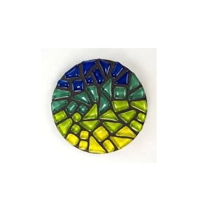 Mosaic Coaster with Glass Mosaic <b>Tiles</b> Mixed Color DIY Bamboo Coaster Mosaic <b>Kit</b> and Customized Size Hot Sale - Product Image 6