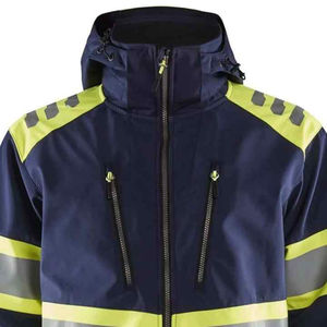 Chaqueta de Seguridad de Alta Visibilidad, Transpirable, Cortavientos e Impermeable, con Cinta Reflectante, para Trabajo Unisex - Product Image 5