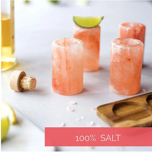 แก้วใส่เกลือหิมาลายันสีชมพูออกแบบได้ตามต้องการงานฝีมือจากธรรมชาติพร้อมภาชนะใส่เครื่องดื่มแบบหยาบขายส่ง - Product Image 4