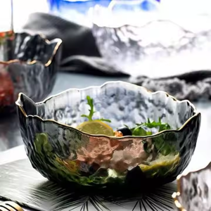 Décoration d'intérieur Bol de service en résine de forme ronde de couleur bleu ciel par Crescent Crafts - Product Image 1