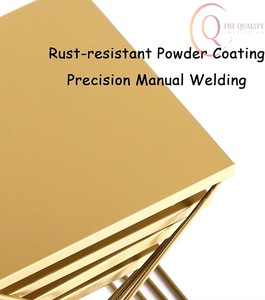 Elegante Soporte para Pastel de Metal con Acabado Contemporáneo, Ideal para Pasteles de Boda y Postres para Fiestas - Product Image 6