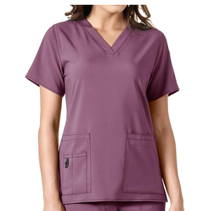 Dernier cri de qualité supérieure en coton et polyester mélangé Haut de gommage pour femmes Cross-Flex Vêtements de travail d'infirmière d'hôpital pour animaux de compagnie Uniforme - Product Image 2