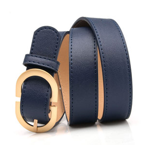 Classique personnalisé Femmes Blanc Noir Pu Ceintures Boucle En Métal Dames Ceintures pour Robe De Mode Ceinture Femme - Product Image 2