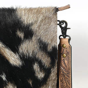 Sac Western en cuir de crocodile best-seller Sac à main de luxe en cuir de fourrure de vachette Sac Western Women au meilleur prix - Product Image 2