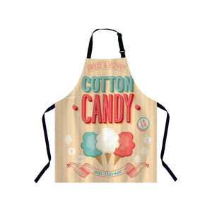 Delantal de cocina personalizado de algodón ecológico recién llegado, delantal de cocina de Color sólido liso al por mayor - Product Image 5