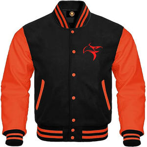 Chaqueta de béisbol personalizada Letterman Varsity-Patrón de camuflaje suelto Temporada de primavera Venta al por mayor Chaquetas de hombre Varsity - Product Image 5