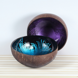 Handmade Handicraft <b>Lacquerware</b> Coconut Bowls Folk Art Eco-Friendly Durable Home Decor Holiday Gift VietnamCrafts TL2002 - Product Image 6