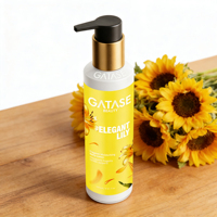 Lait corporel parfumé floral Gatase Iris, crème hydratante et lissante en profondeur pour peaux sèches, parfum longue durée