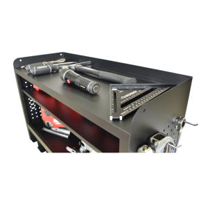 CSPS Durable Wall-Mounted Tool <b>Storage</b> <b>Cabinet</b> with Worktop 76.5cm 30cm Depth 50cm Height 2-Year Warranty - Product Image 6