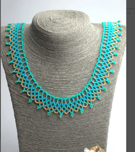 Seed <b>Statement</b> Beaded <b>Necklace</b> Personalized Gift for Mom Handmade Jewelry Gift for Her Handmade <b>Necklace</b> Seed Bead Jewelry - Product Image 1