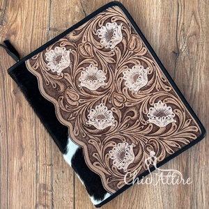 Nueva llegada tallado a mano de cuero con cierre de cremallera diarios bohemios tradicional piel de vaca Vintage cuero diario de viaje - Product Image 1