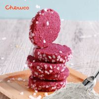 Biscuits Halal Ube sans gluten 10kg * 2 sacs/ctn Marque Chewco Durée de conservation de 18 mois Emballé dans un sac Halal