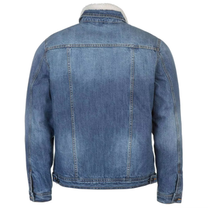 Chaqueta Vaquera de Hombre Estilo Urbano Vintage Personalizada, Ajuste Holgado, 100% Algodón, Transpirable, Ecológica, Chaqueta de Invierno al por Mayor - Product Image 5