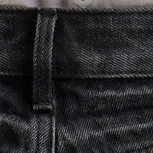 Pantalones Cortos de Mezclilla para Hombre, Estilo Y2K, Holgados, Casuales, Color Negro Deslavado y Gris Oscuro, Cintura Alta, Dobladillo Deshilachado, Corte Relajado, Estilo Vintage - Product Image 6