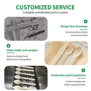 Ensemble de couverts personnalisés, ustensiles en bois, outils de cuisine pour remuer, retourner et servir - Product Image 4