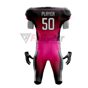 Conjuntos de Camisetas de Fútbol Americano Unisex/Extragrandes con el Mejor Diseño, Uniformes Deportivos de Manga Corta Personalizados de Algodón de Alta Calidad para Exteriores - Product Image 3