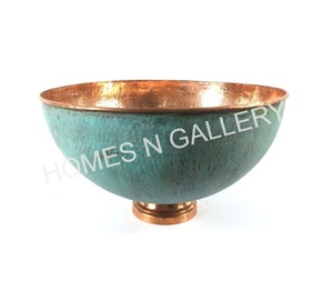 Copper Green Patina <b>Bathroom</b> Hammered Sink Hotel <b>Bathroom</b> <b>Kitchen</b> Sink With Finest Quality Sink at Affordable Price - Product Image 5