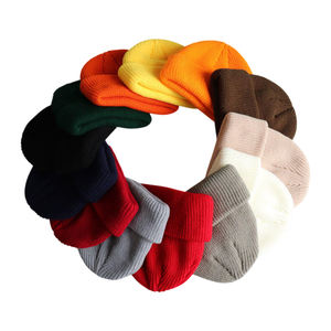 Gorro de Punto Personalizado con Logotipo, Estilo Acrílico, Múltiples Colores, Unisex, Moda Urbana para Exteriores, Doble Capa, Grueso, para Invierno - Product Image 2