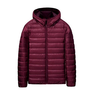 Chaqueta de burbujas acolchada de espesor para hombre con estampado cálido personalizado de alta calidad, chaqueta de burbujas acolchada de invierno cálida de gran tamaño - Product Image 3