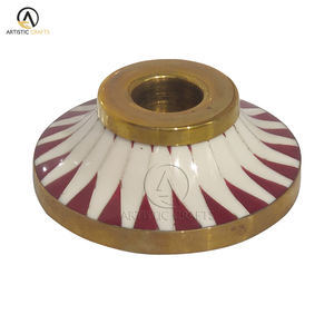 Elegant Resin Brass Tealight <b>Candlestick</b> Holder <b>Wood</b> Candleholder Lantern for Home Christmas Easter Lighting Home Decoration - Product Image 4