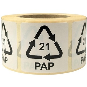 Wall Stickers 35x35mm White Adhesive <b>Film</b> Labels SK Print 21 PAP Pack of 2 - Product Image 1