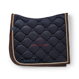 Tapis de selle anglais classique respirant doublure douce matelassé construction Durable pour tapis de selle d'équitation tout usage personnalisé - Product Image 1