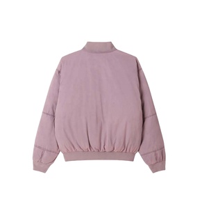 แจ็กเก็ตบอมเบอร์สำหรับผู้ชายแจ็กเก็ตบอมเบอร์ผ้าไนลอนโพลีเอสเตอร์สีสำหรับเด็กผู้ชาย100% ออกแบบได้ตามต้องการ - Product Image 4