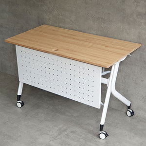 HBMS012 120x60cm <b>Foldable</b> Mobile <b>Desk</b> Minimalist Design Plywood with Protective Panel - Product Image 3
