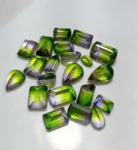 Accesorios de moda Cabujón de corte redondo ovalado de vidrio natural para la fabricación de joyas Piedras preciosas sueltas de La India - Product Image 5