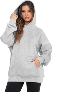 Sweats à capuche surdimensionnés pour femmes Sweat à capuche ample en polaire Automne Hiver Tenues - Product Image 2